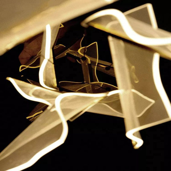 Flame Branch Chandelier-chandeliers for dining room,chandeliers for stairways,chandeliers for foyer,chandeliers for bedrooms,chandeliers for kitchen,chandeliers for living room-Arialamps