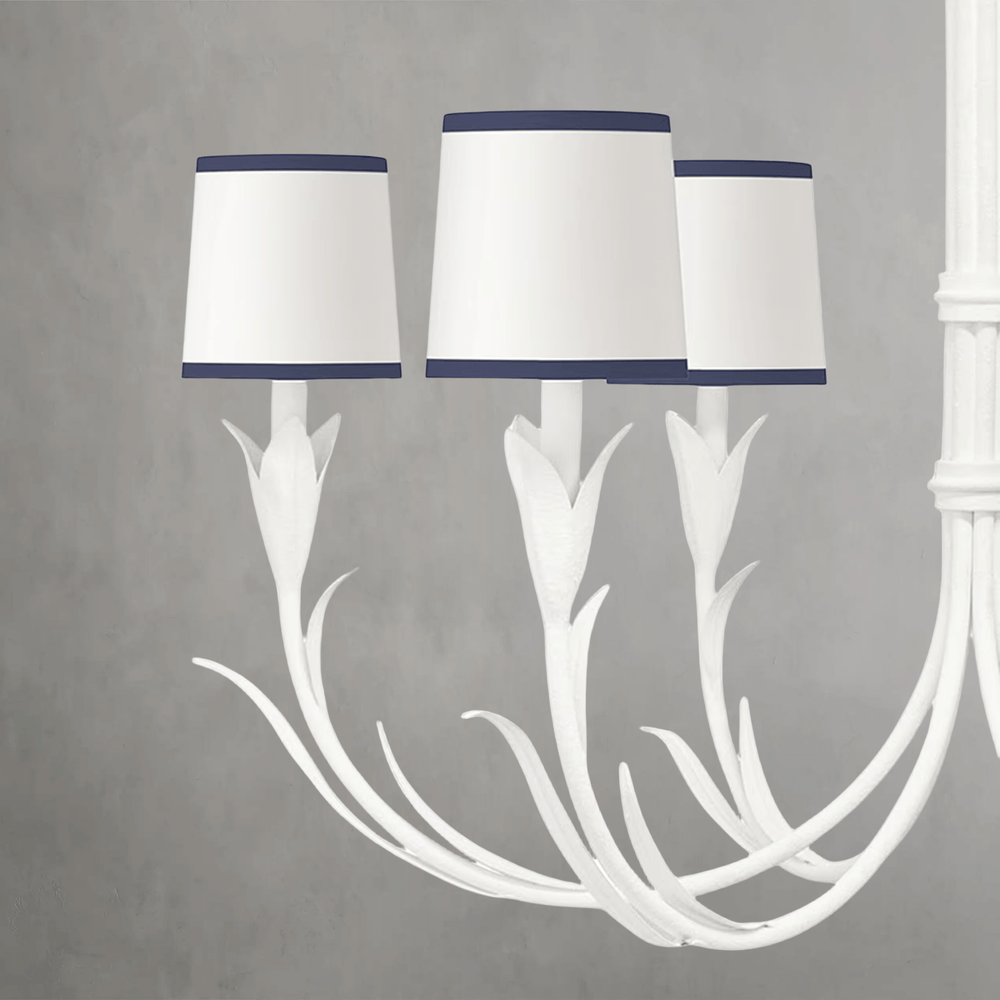 Fontara Dark Blue Reed Chandelier - Arialamps