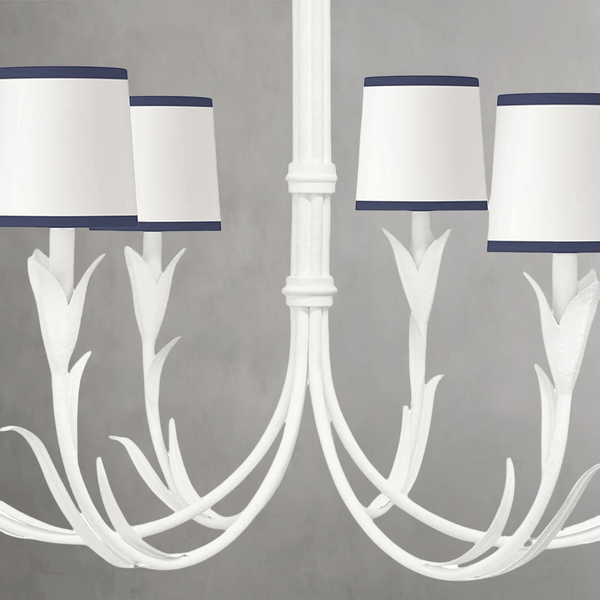 Fontara Dark Blue Reed Chandelier - Arialamps