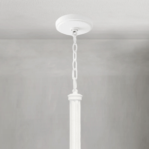 Fontara Dark Blue Reed Chandelier - Arialamps