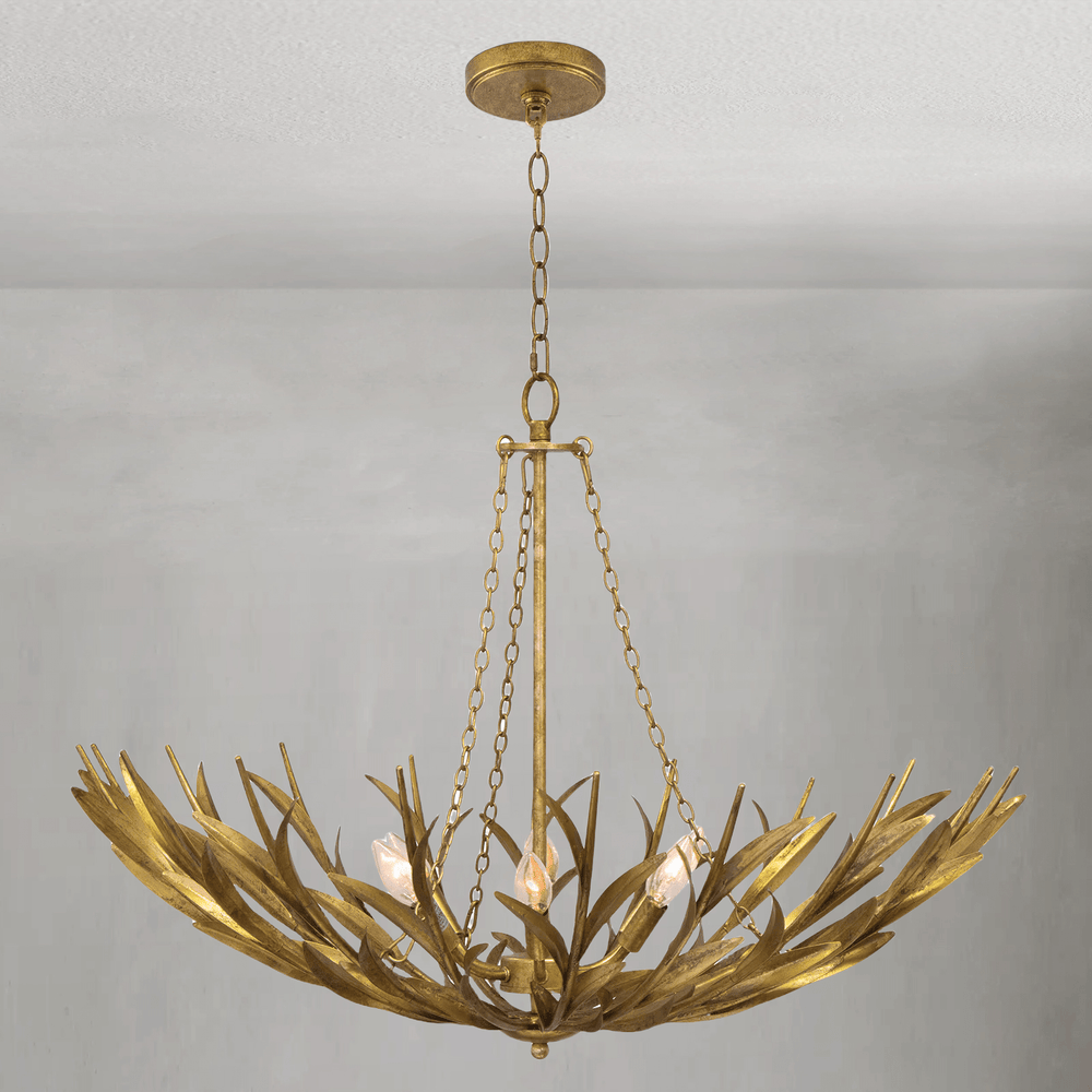 Fontara Reed Basin Chandelier - Arialamps
