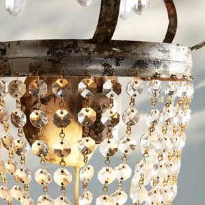 Fotini Iron Wall Sconce in Silver Clay - Arialamps