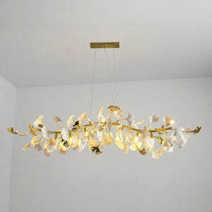 Ginkgo Luxury Chandelier Style C-chandeliers for dining room,chandeliers for stairways,chandeliers for foyer,chandeliers for bedrooms,chandeliers for kitchen,chandeliers for living room-L 47.2″(120cm) x W 17.7″(45cm) x H 15.7″(40cm) (G9*10)-Arialamps