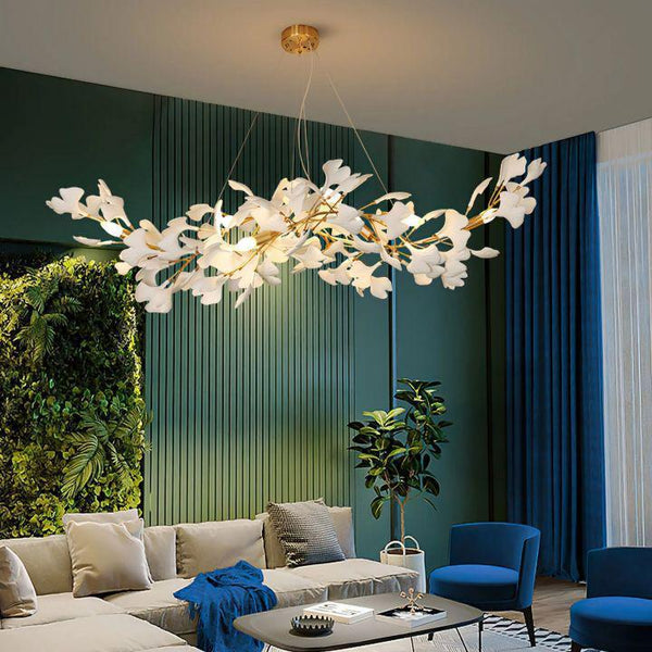 Ginkgo Luxury Chandelier Style F-chandeliers for dining room,chandeliers for stairways,chandeliers for foyer,chandeliers for bedrooms,chandeliers for kitchen,chandeliers for living room-10 Lights: L 47.2''(120cm) x W19.7''(50cm) x H 59''(150cm)-Arialamps