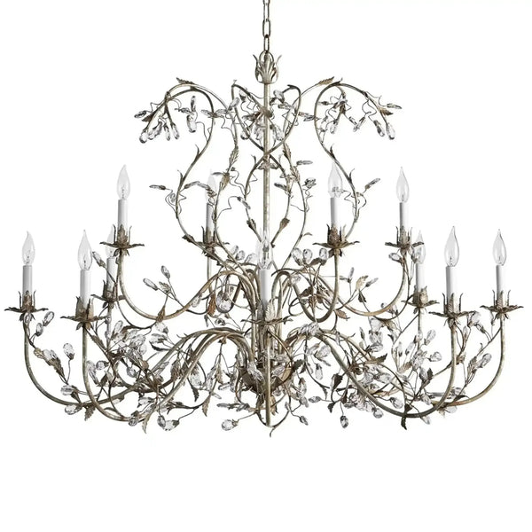 Gothic Claudette 12 - Light Round Chandelier - Arialamps