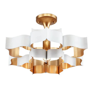 Grand Lotus Large Black Chandelier - Arialamps