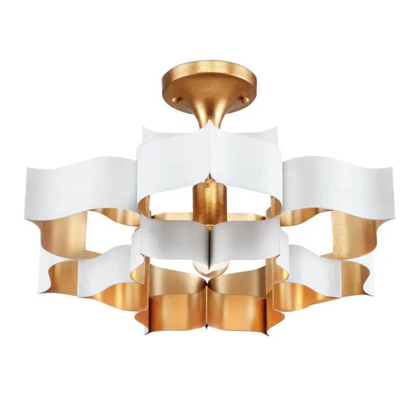 Grand Lotus Large Black Chandelier - Arialamps