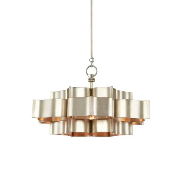 Grand Lotus Large Black Chandelier - Arialamps