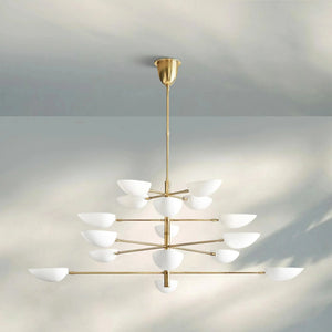 Graphica Chandelier 38" 73'' - Arialamps