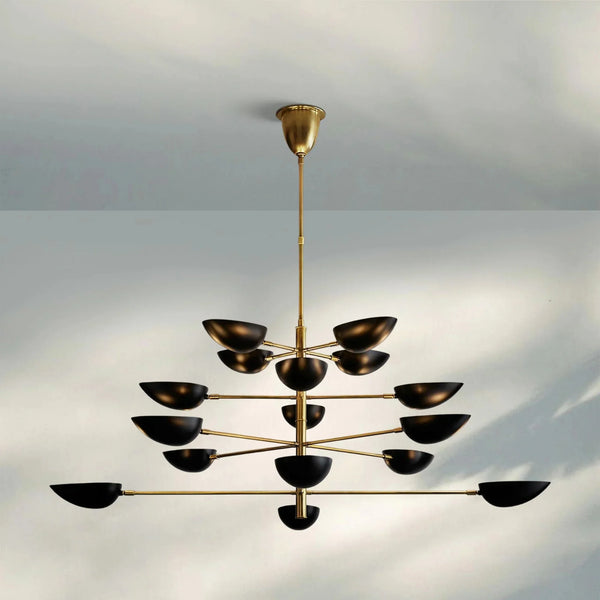 Graphica Chandelier 38" 73'' - Arialamps