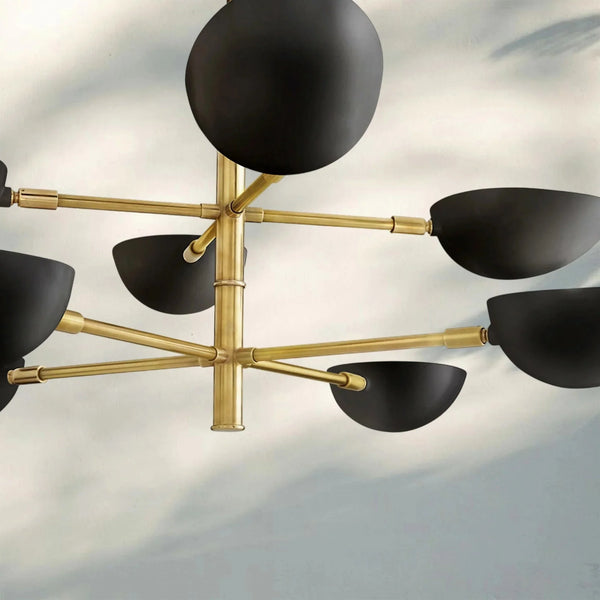 Graphica Chandelier 38" 73'' - Arialamps
