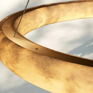 Halima Halo Chandelier - Arialamps
