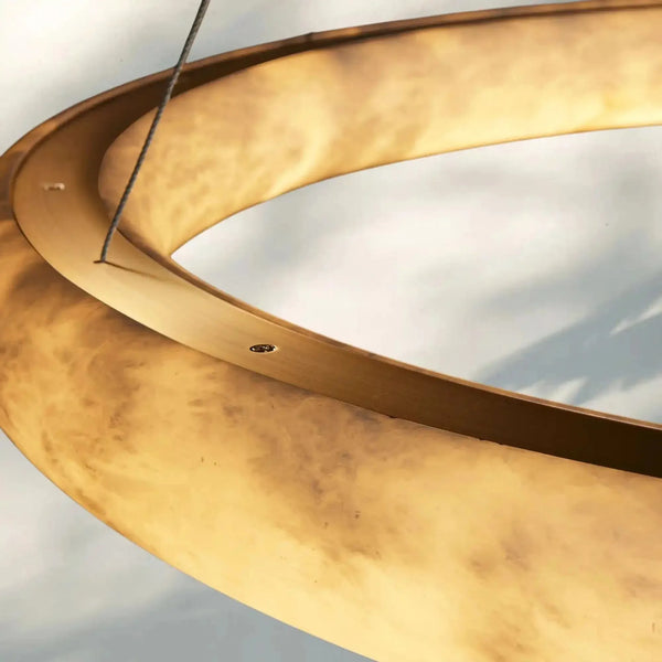 Halima Halo Chandelier - Arialamps