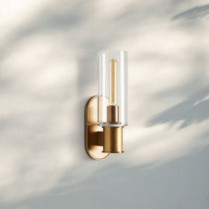 Harline Clear Glass Wall Sconce-