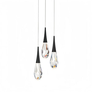 Hibiscus LED Multi Light Pendant Light Round Chandelier - Arialamps
