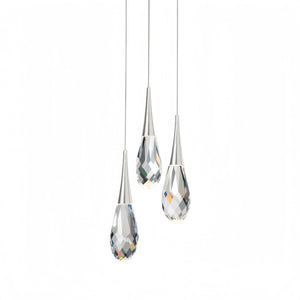 Hibiscus LED Multi Light Pendant Light Round Chandelier - Arialamps