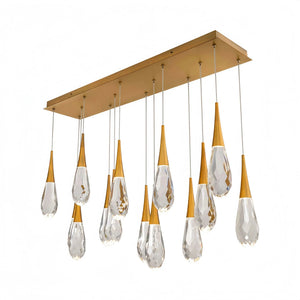 Hibiscus Linear LED Multi Pendant Light - Arialamps