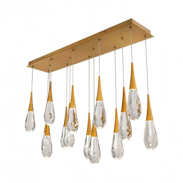 Hibiscus Linear LED Multi Pendant Light - Arialamps