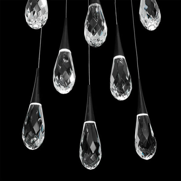 Hibiscus Square LED Multi Pendant Light - Arialamps