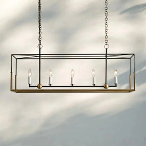 Holt 4/5 Lights Linear Chandelier - Arialamps