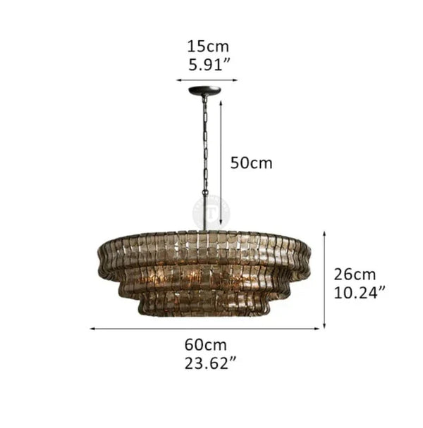 Ghiaccio Round Chandelier