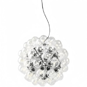 Italian Designer Creative Glass Ball Chandelier Scandinavian Dandelion Hallway/Entryway/Staircase Light Fixture - Arialamps