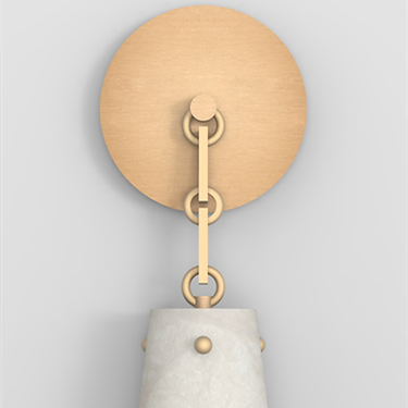Kevin Javad Alabaster Wall Sconce, Designer Wall Lights Wall Sconce Kevinstudiolives