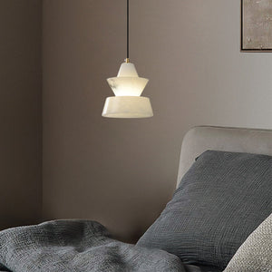 Lab Small Alabaster Coffee Table Pendant, Modern Pendant Light Besides Bed
