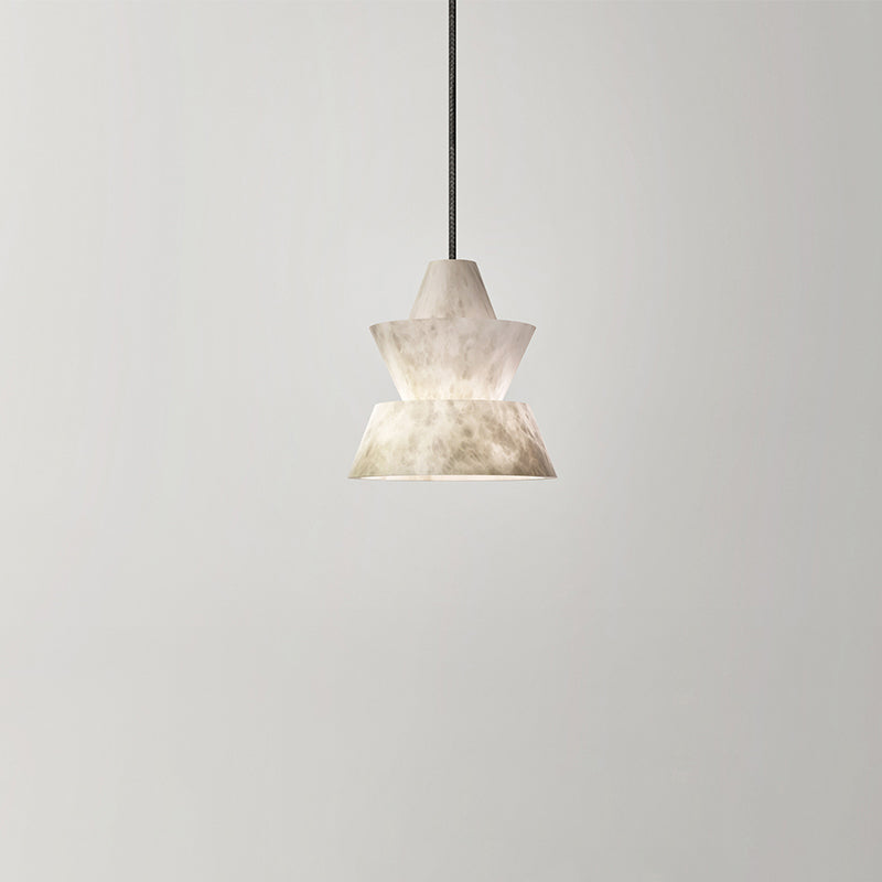 Lab Small Alabaster Coffee Table Pendant, Modern Pendant Light Besides Bed