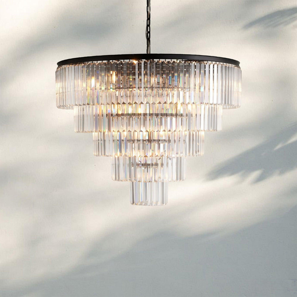 Layland Tiered Round Chandelier-5-Tier 48″ W-Brass-