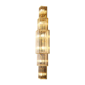 Light Luxury Crystal Layered Wall Lamp - Arialamps