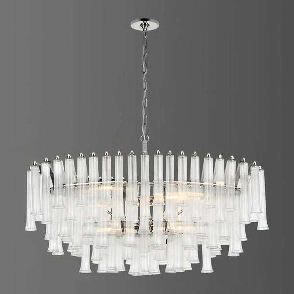 Lorelei X - Large Oval Round Chandelier - Arialamps