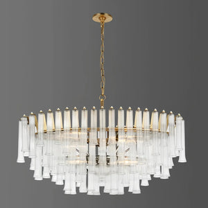 Lorelei X - Large Oval Round Chandelier - Arialamps