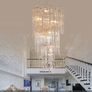 Luxury Crystal Branch Chandelier For Staircase - Ineffable Lighting