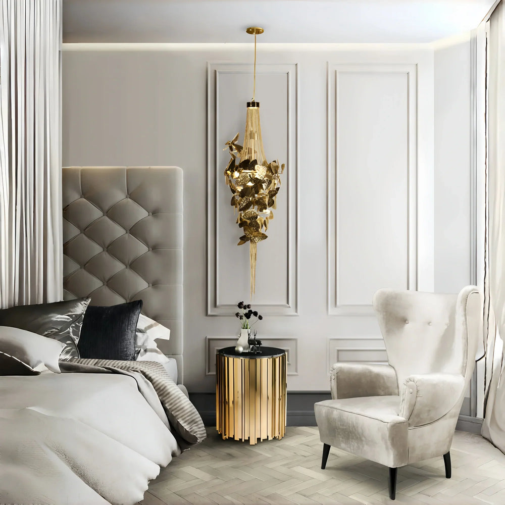 Luxury McQueen 6 Light Crystal Pendant-