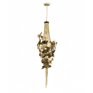 Luxury McQueen 6 Light Crystal Pendant-