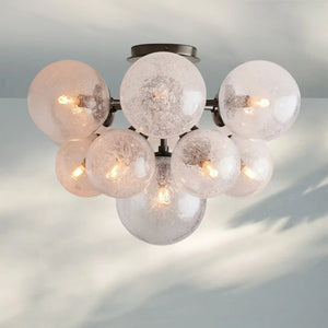Mandoza Flushmount-Lighting-Bronze-Arialamps