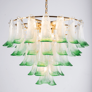 Marielle Mid Century Petal Chandelier - Arialamps