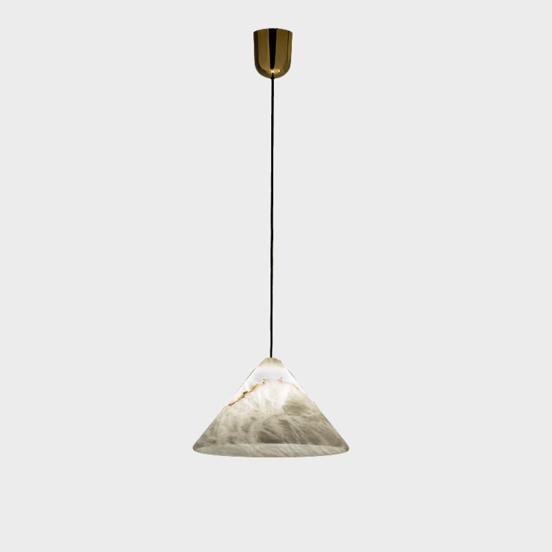 Matteo Modern Alabaster Kitchen Island Pendant Light Chandelier Kevin Studio Inc Small-7.87" D