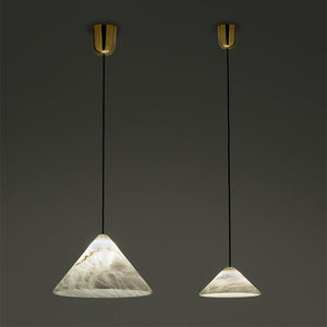 Matteo Modern Alabaster Kitchen Island Pendant Light Chandelier Kevin Studio Inc Small-7.87" D