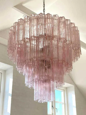 Modern Art Design 3/4/5/7 - Tier Hand - blown Glass Tiered Chandelier - Arialamps