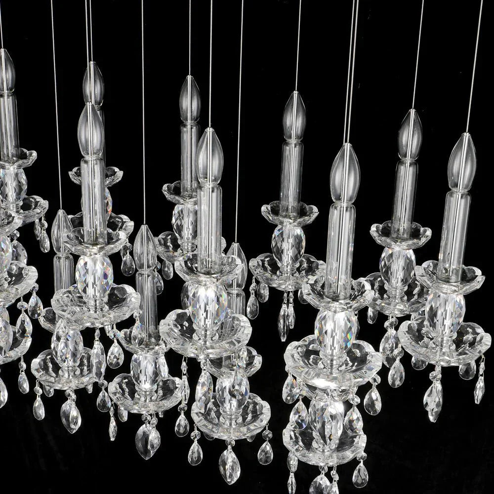 Modern Linear Crystal Lighting - Arialamps