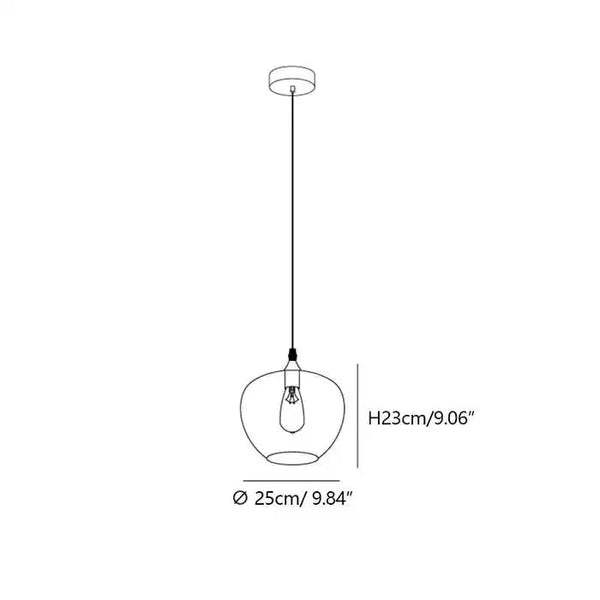 Modern Smoke Gray Glass Lamp Designer Chandelier - Arialamps