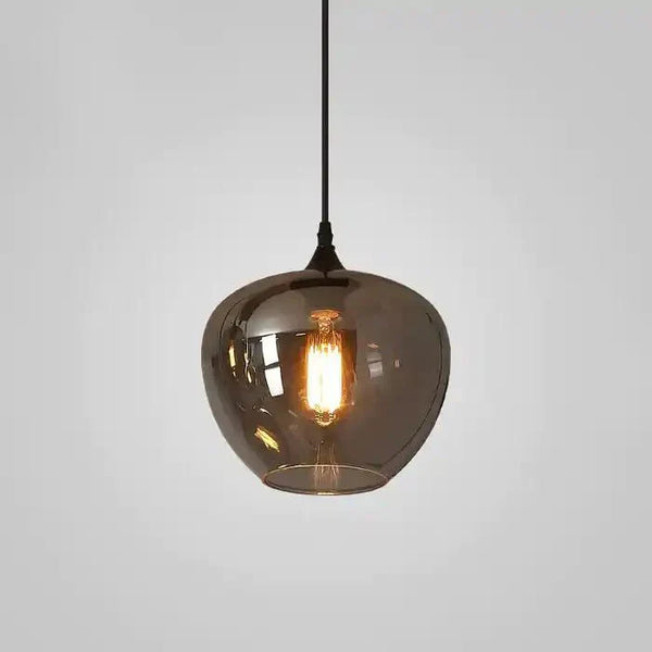 Modern Smoke Gray Glass Lamp Designer Chandelier - Arialamps