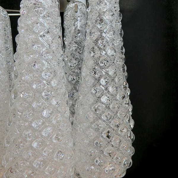 Murano Petals White Wall Light 13.4"-Wall Light-Arialamps