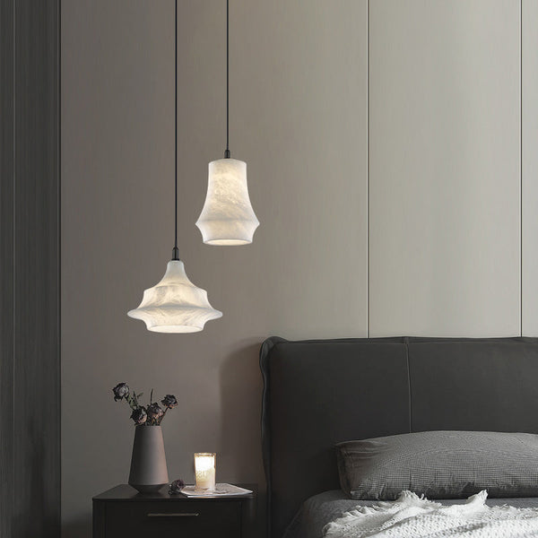 Nordic Alabaster and Brass Minimalist Pendant Light chandeliers for dining room,chandeliers for stairways,chandeliers for foyer,chandeliers for bedrooms,chandeliers for kitchen,chandeliers for living room Kevinstudiolives