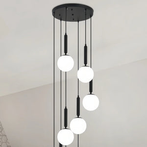 Nordic Extra Large Minimalist Long Pendant Light for High Ceiling Staircase-
