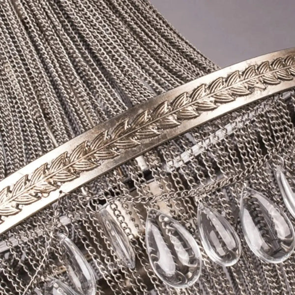 Oversize Modern Metal Art Luxury Crystal Chandelier for Duplex Hall/Staircase/Villa/Foyer - Arialamps