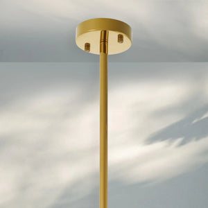 Pearl Alabaster Modern Round Chandelier-Arialamps