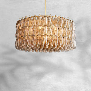 Chiaravalle Glass Round Chandelier 37"47‘’62‘’